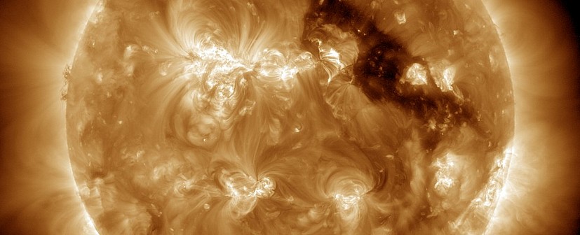 Venus nearing the sun, as it preps to leap towards transit.